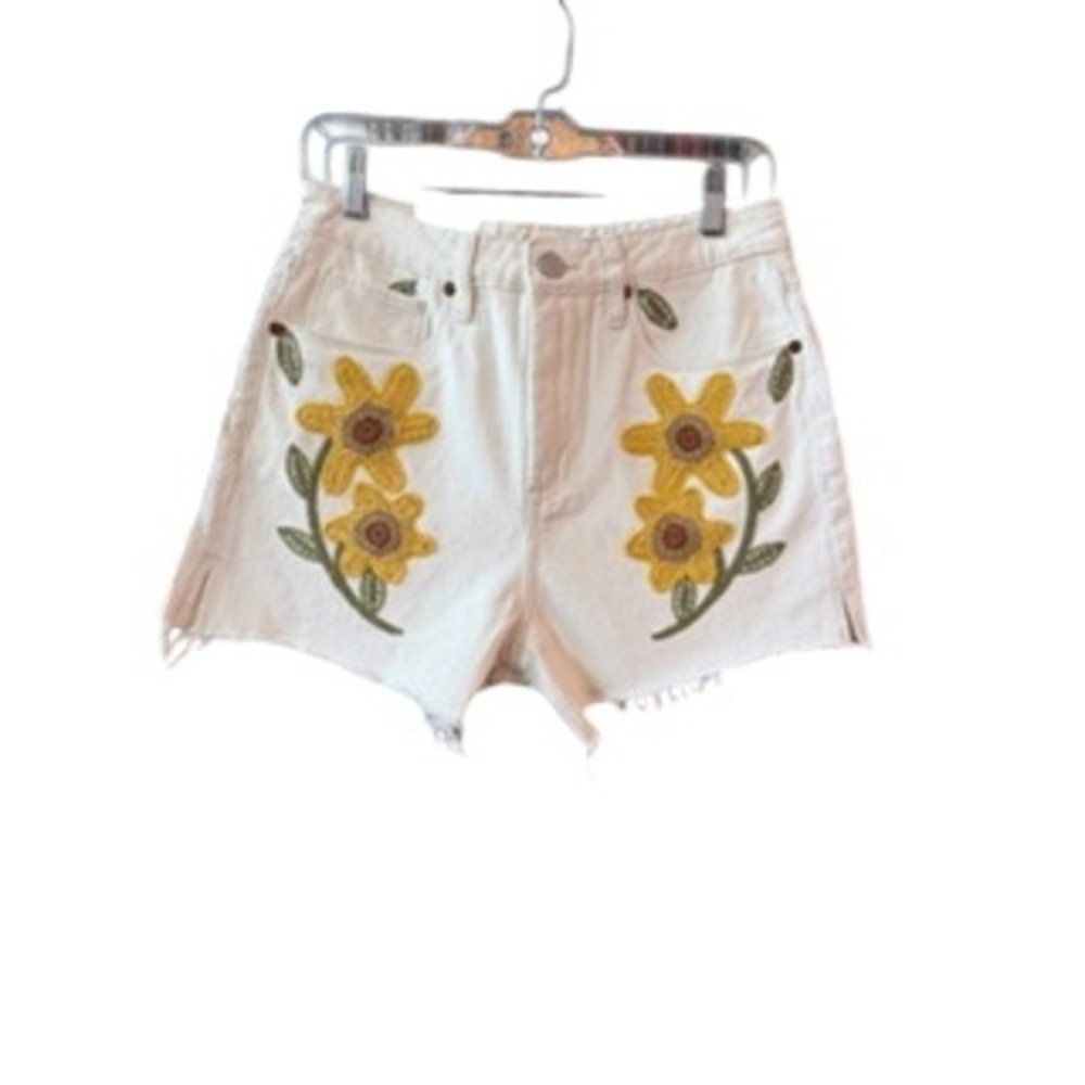 BLANKNYC The‎ Reeve White Denim Shorts Size 28